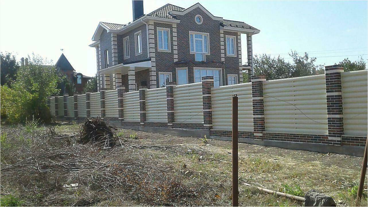 Забор из штакетника 115м фото6 в Брянске