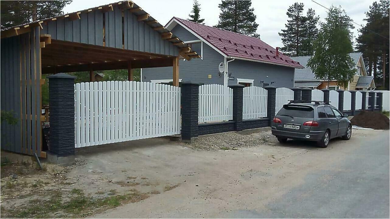 забор из штакетника 85м фото4 в Брянске