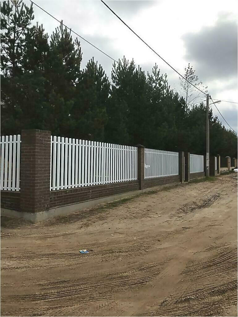 забор из штакетника 95м фото4 в Брянске