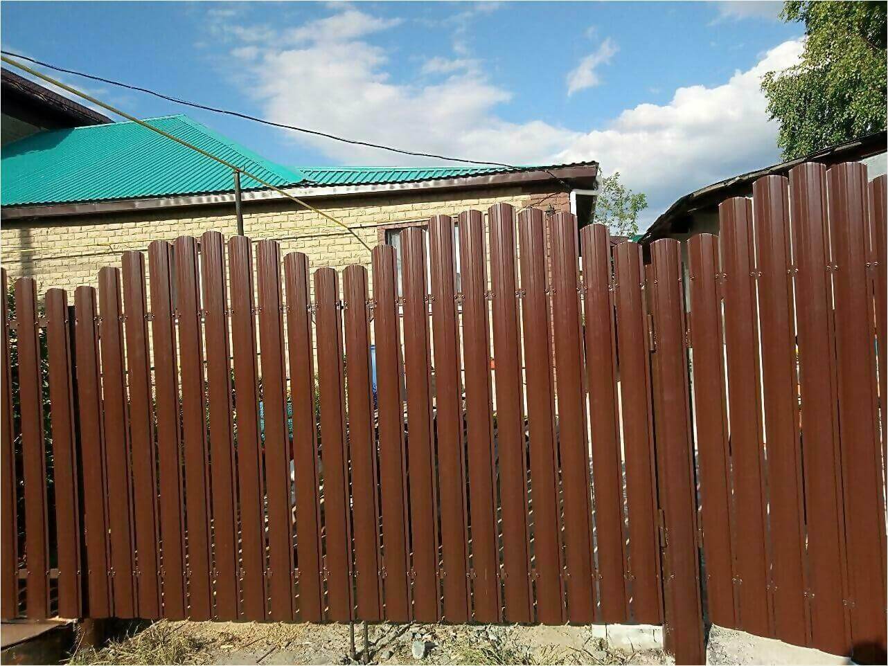 забор-ранчо из штакетника 70м фото3 в Брянске