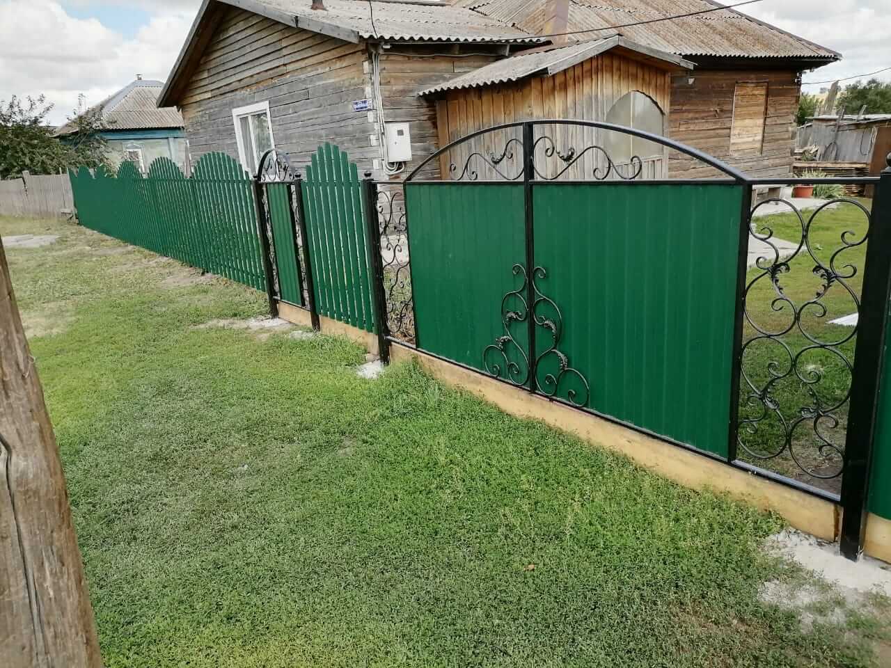 забор из штакетника Зеленый Мох фото5 в Брянске