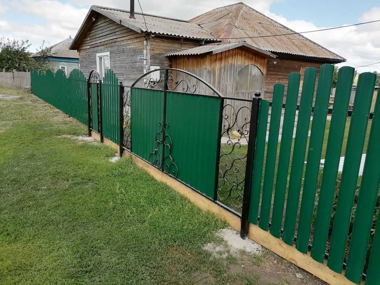 забор из штакетника Зеленый Мох фото3 в Брянске