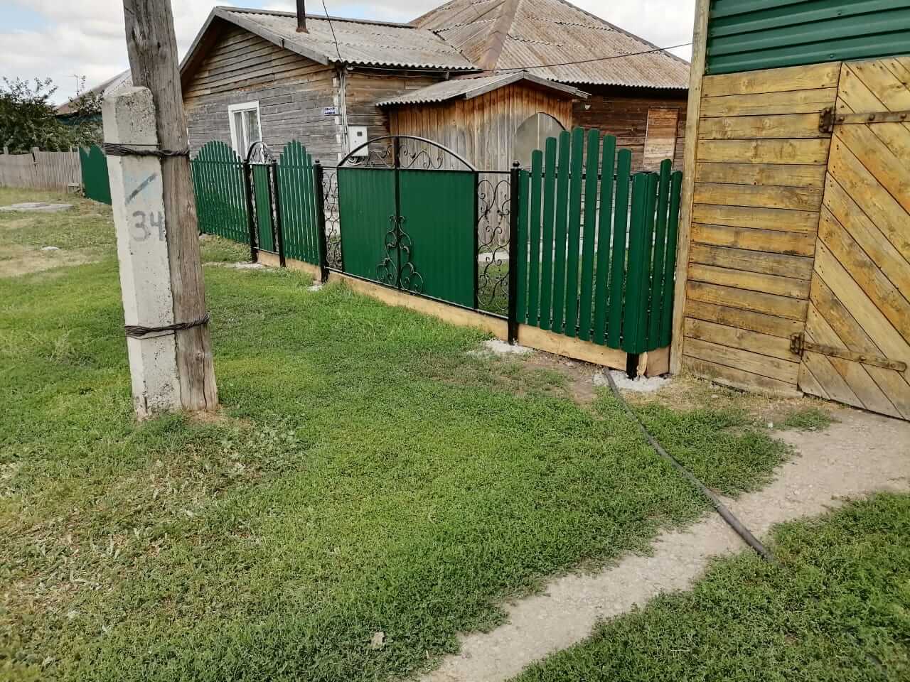 забор из штакетника Зеленый Мох фото2 в Брянске