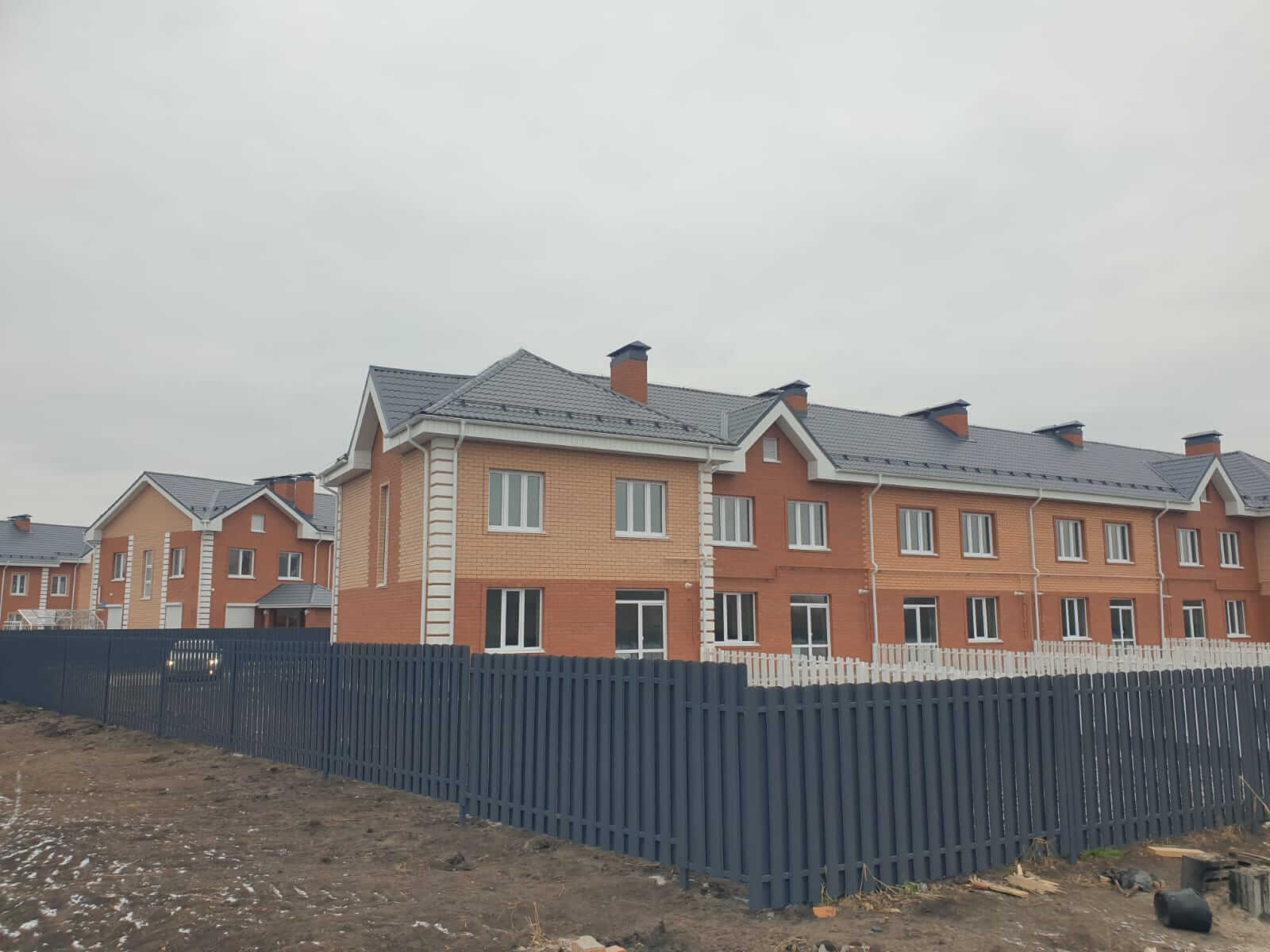Забор из штакетника 230м Серый Графит фото4 в Брянске