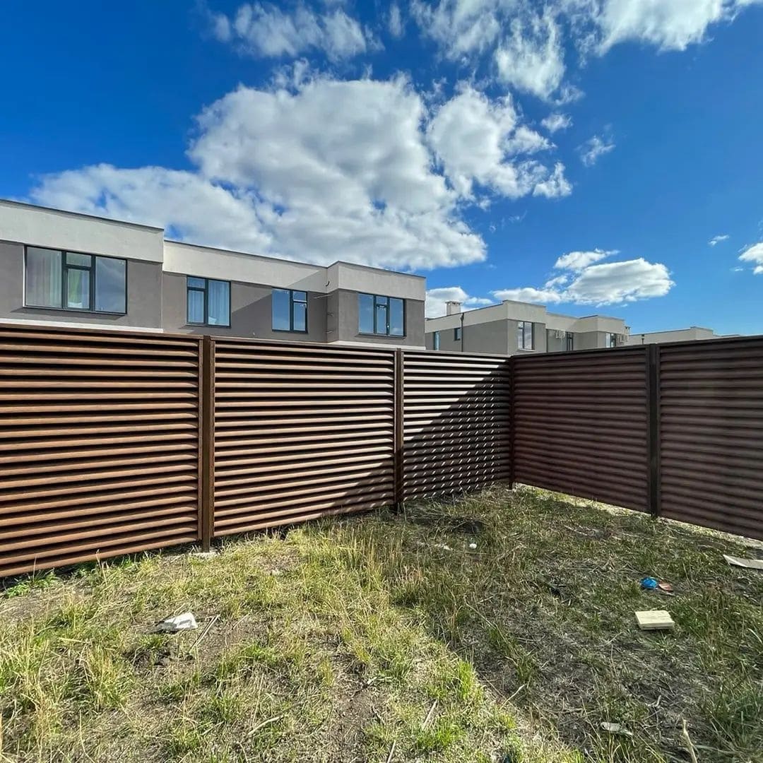 Забор-жалюзи printech Каштан фото1 в Брянске