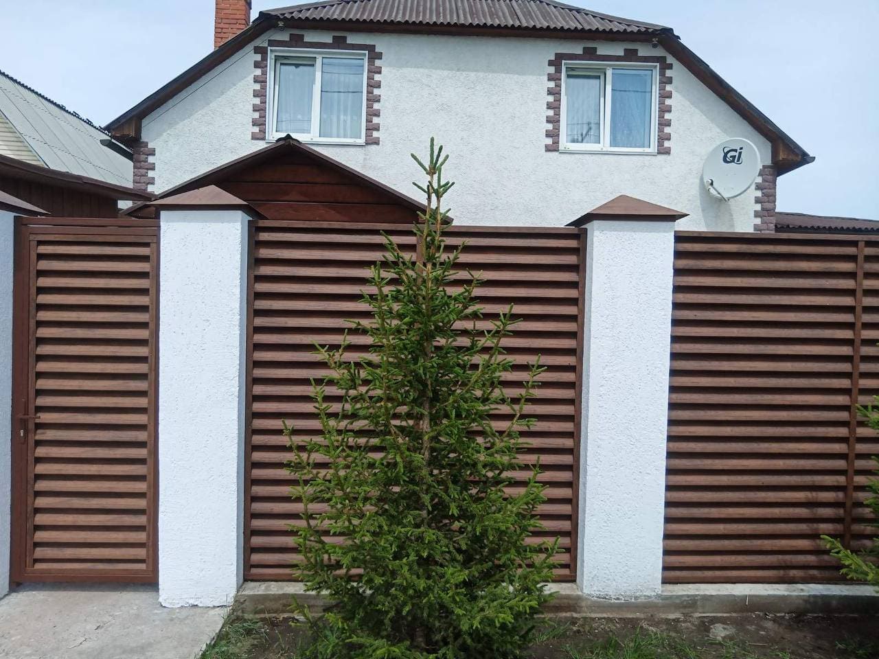 забор-жалюзи printech каштан двусторонний фото5 в Брянске