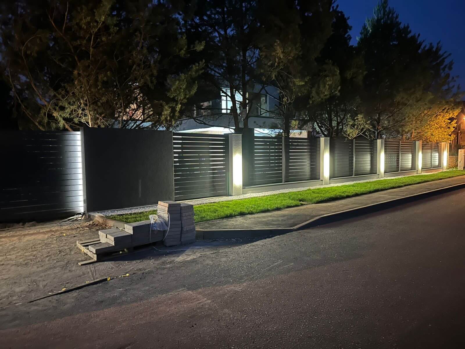 Забор-ранчо из металлопланкена 36м RAL7024 Серый Графит фото 11 в Брянске