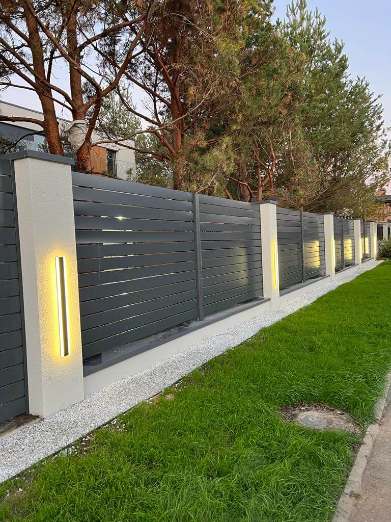 Забор-ранчо из металлопланкена 36м RAL7024 Серый Графит фото 13 в Брянске