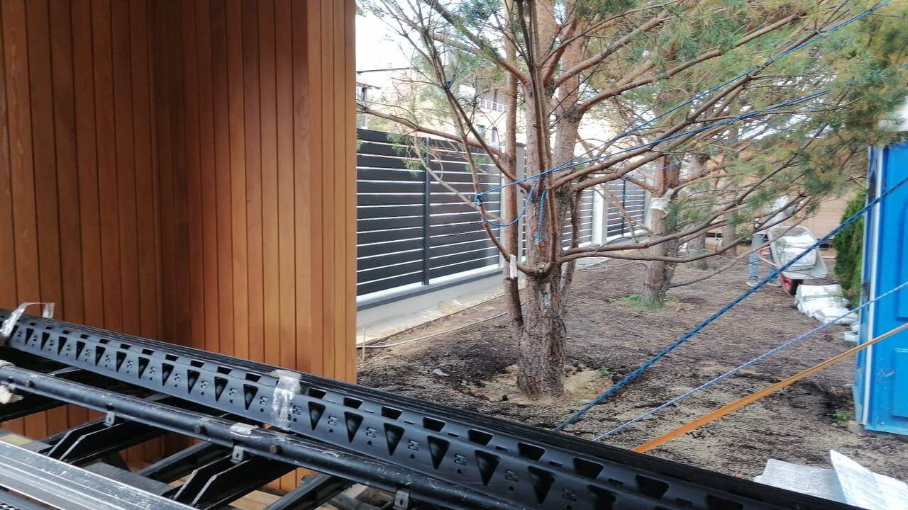 Забор-ранчо из металлопланкена 36м RAL7024 Серый Графит фото 2 в Брянске