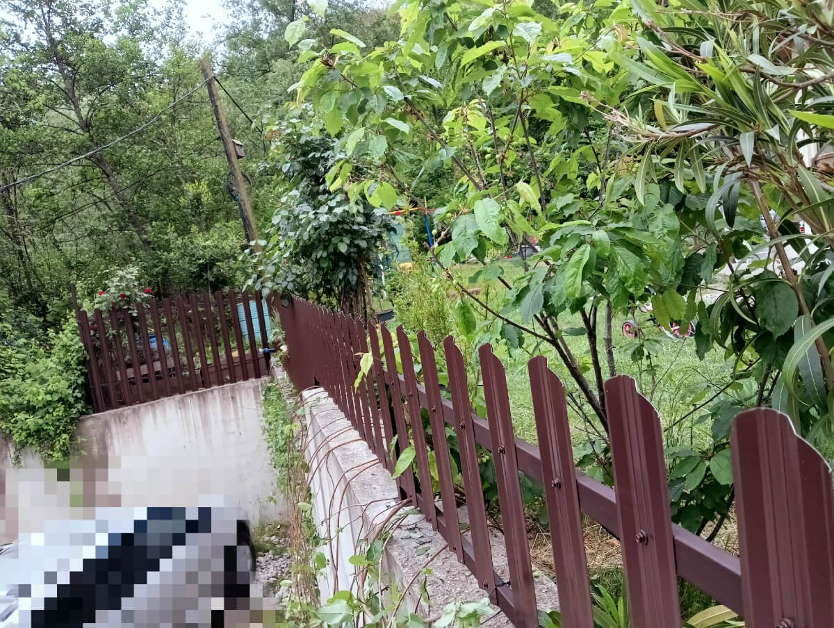 Забор из евроштакетника 18м RAL8017/8017 Шоколад двусторонний фото 1 в Брянске