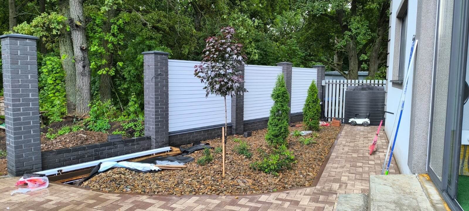 Забор-жалюзи из ламелей Хай-Тек 54м RAL9003 Белый фото 3 в Брянске