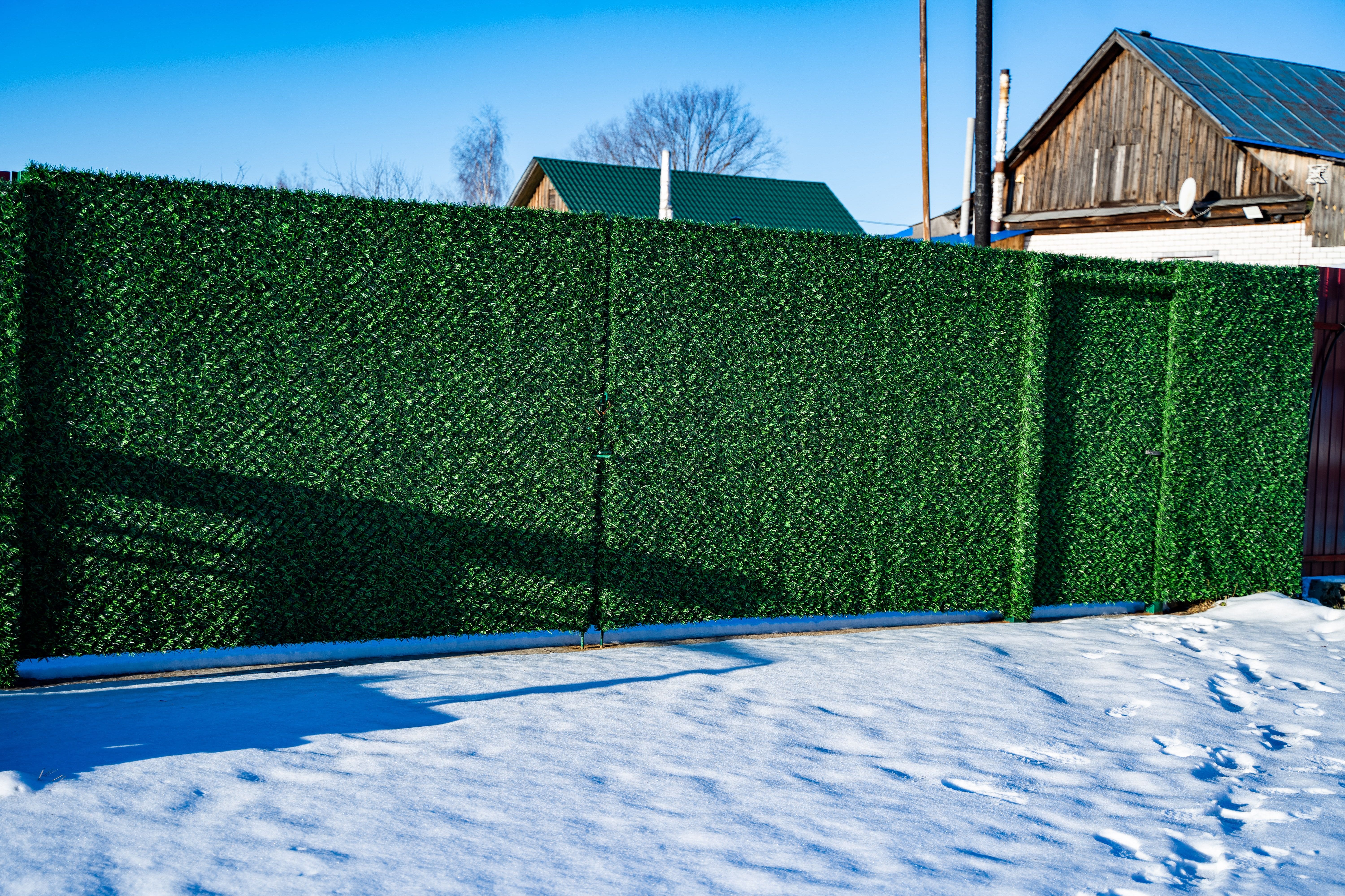 Вечнозеленый забор Grass Fence рулон 2м фото 4 в Брянске